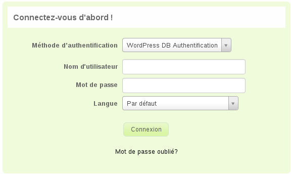 Authenticate your LimeSurvey admin users with wordpress